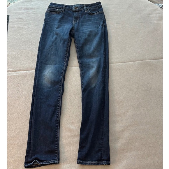 Lucky Brand Jeans Womens 29 Dark Blue Skinny Mid Rise Stretch Denim Classic - Picture 8 of 16